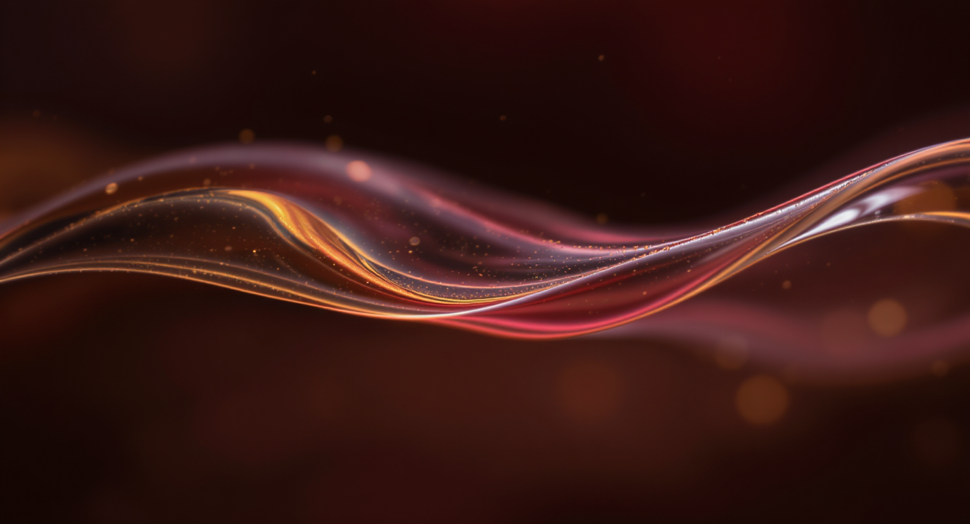 GMA7 patented delivery — molecular skincare emulsion visualization